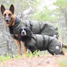 Thermo grønn-100% ull dekken hund softshell ytterstoff L thumbnail