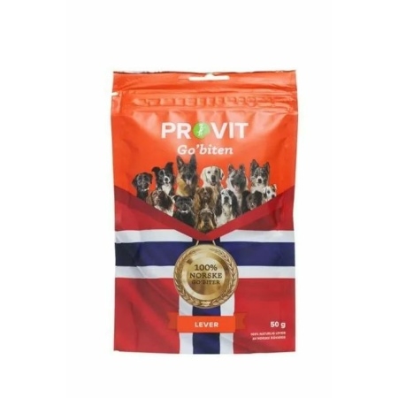 Hundesnacks av lever uten kunstige tilsetningstoffer fra Provit.