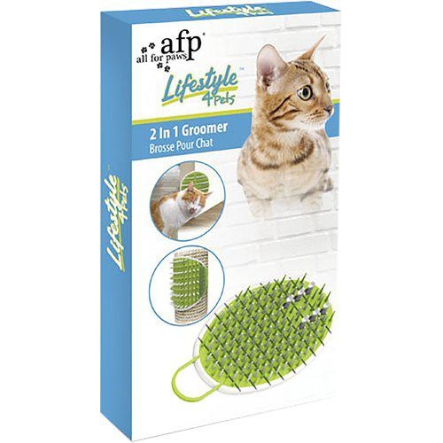 All For Paws Lifestyle 2-i-1 Trimmer er designet for å møte kattens naturlige instinkter for å stryke vegger