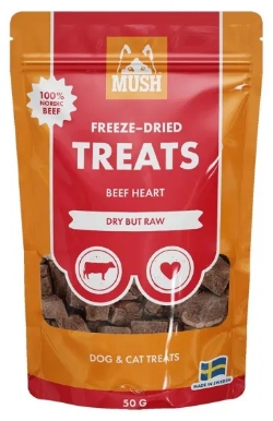 Perfekt for både hunder og katter, og passer også for de med sensitiv mage. Frysetørket godbit med storfehjerte – naturlig, sunn og ideell for trening.