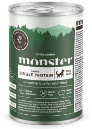 Monster Dog Adult Grain Free Single Protein Lam 400 g
Monster Dog Adult Grain Free Single Protein Lam er en utmerket kilde til protein og næringsstoffer, designet for å støtte helsen og velværet til din voksne hund. 
