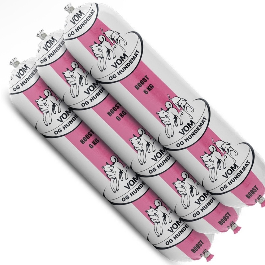 Bruksområdet er for svært aktive hunder som trenger ekstra mye energi, eksempelvis under jakt, hundekjøring eller andre fysisk krevende aktiviteter. 18kg esker består av 3stk 6kg