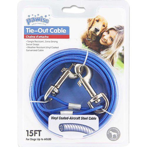 Komplett wire med kroker for å feste hunden utendørs.
Tie-out Cable 6 meter.