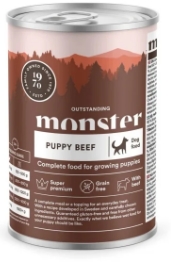 Monster Puppy Grain Free Storfe 400 g
Monster Puppy Grain Free Storfe er perfekt for voksende valper, med førsteklasses storfekjøtt som bygger muskler og støtter total helse. Lettfordøyelig.