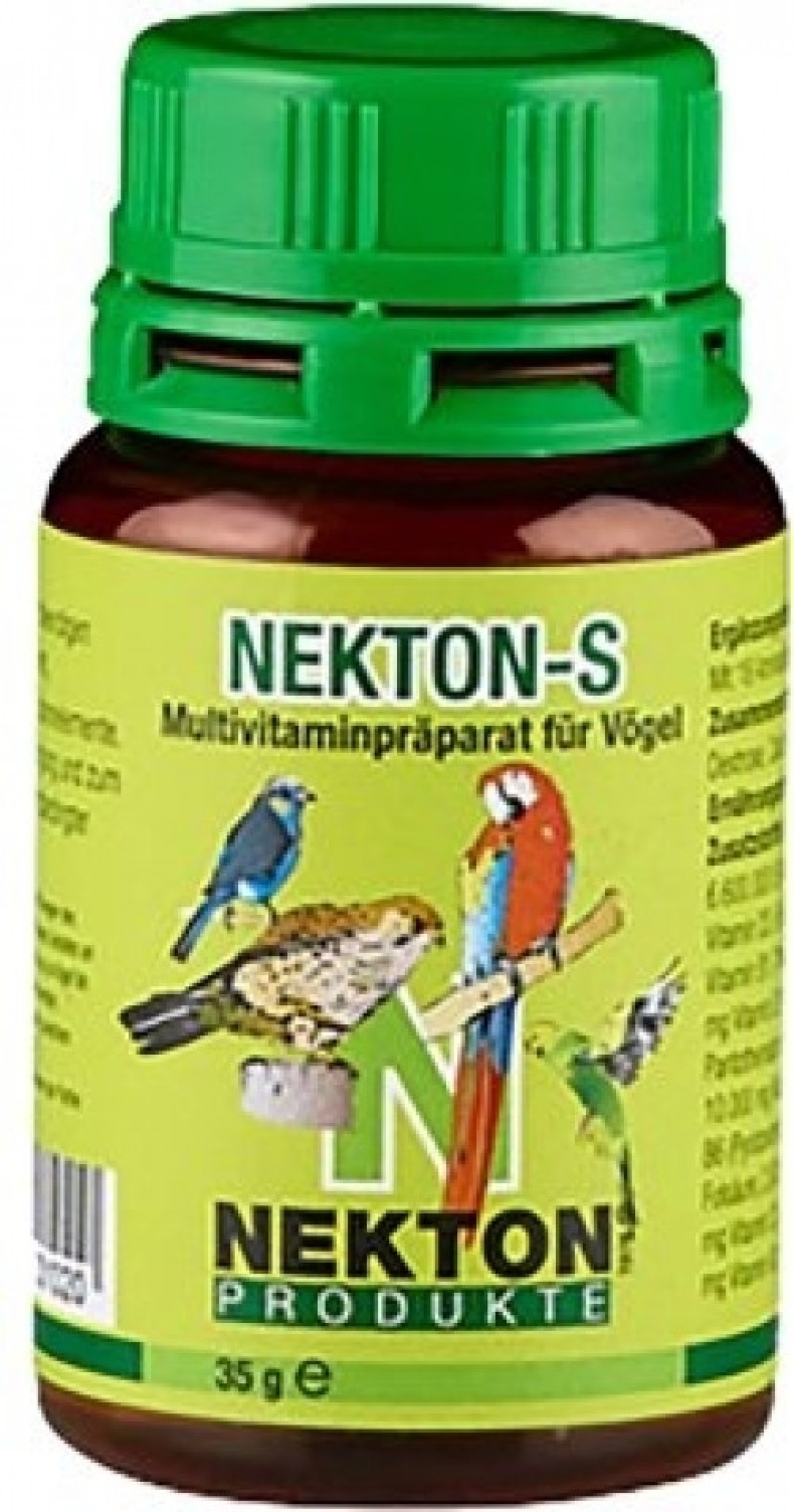 NEKTON-S inneholder alle viktige vitaminer og er også beriket med aminosyrer, mineraler og sporstoffer. 